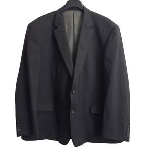 Jean Paul Germain Mens 52R Charcoal Gray 2 Button Blazer Suit Jacket Sport Coat